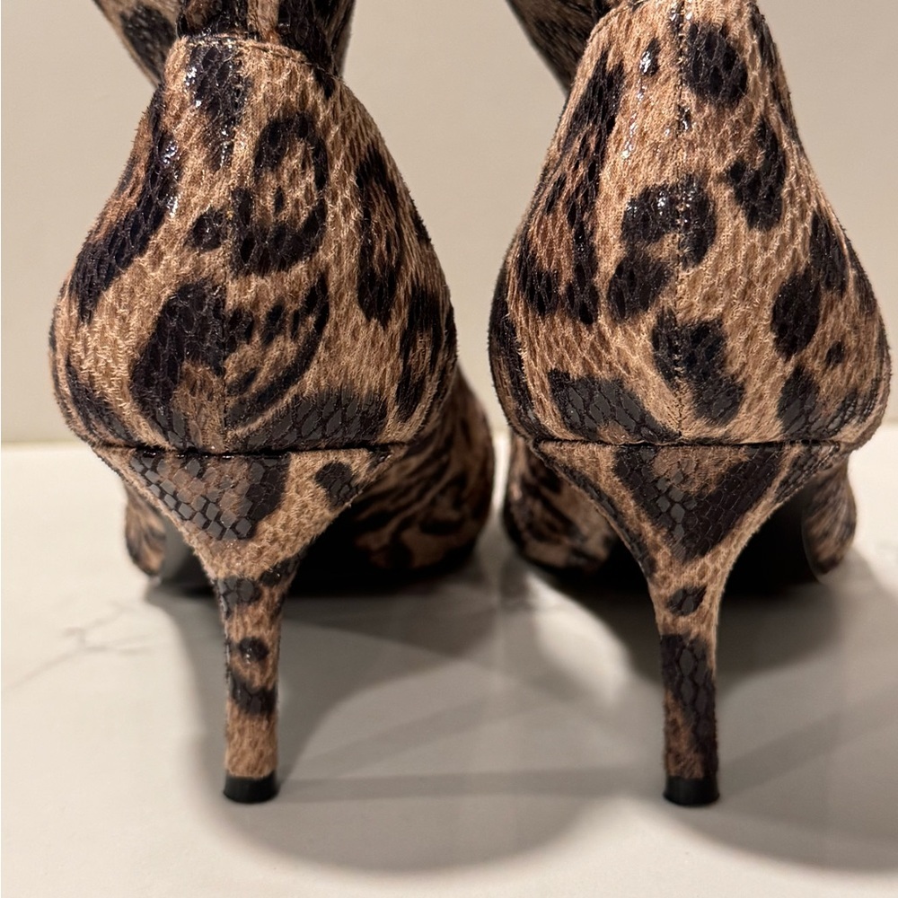 Charles By Charles David Leopard Print Sequin Ank… - image 5